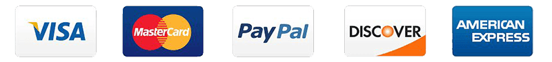 Accepted credit cards