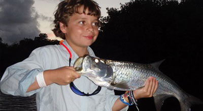 Cancun fishing for children